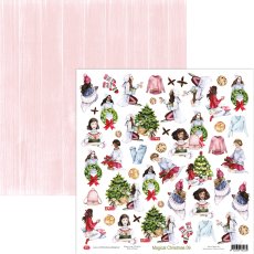 CP-MC09  Elements for self-cutting out 12x12"  Craft & You Design  -  Magical Christmas 09 