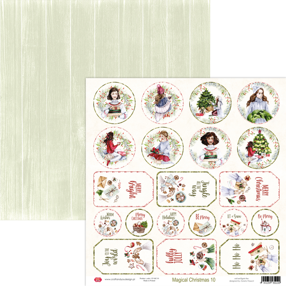 CSET-MC-8 Big CREATIVE set 30,5x30,5cm Magical Christmas