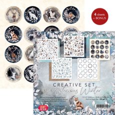 CSET-MWI-4 CREATIVE set 30,5x30,5cm  Mysterious Winter