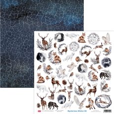 CP-MWI08  Elements for self-cutting out 12x12"  Craft & You Design  -  Mysterious Winter 08
