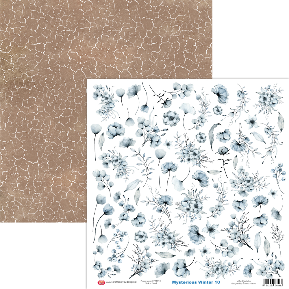 CP-MWI10 Elements for self-cutting out 12x12" Craft & You Design - Mysterious Winter 10