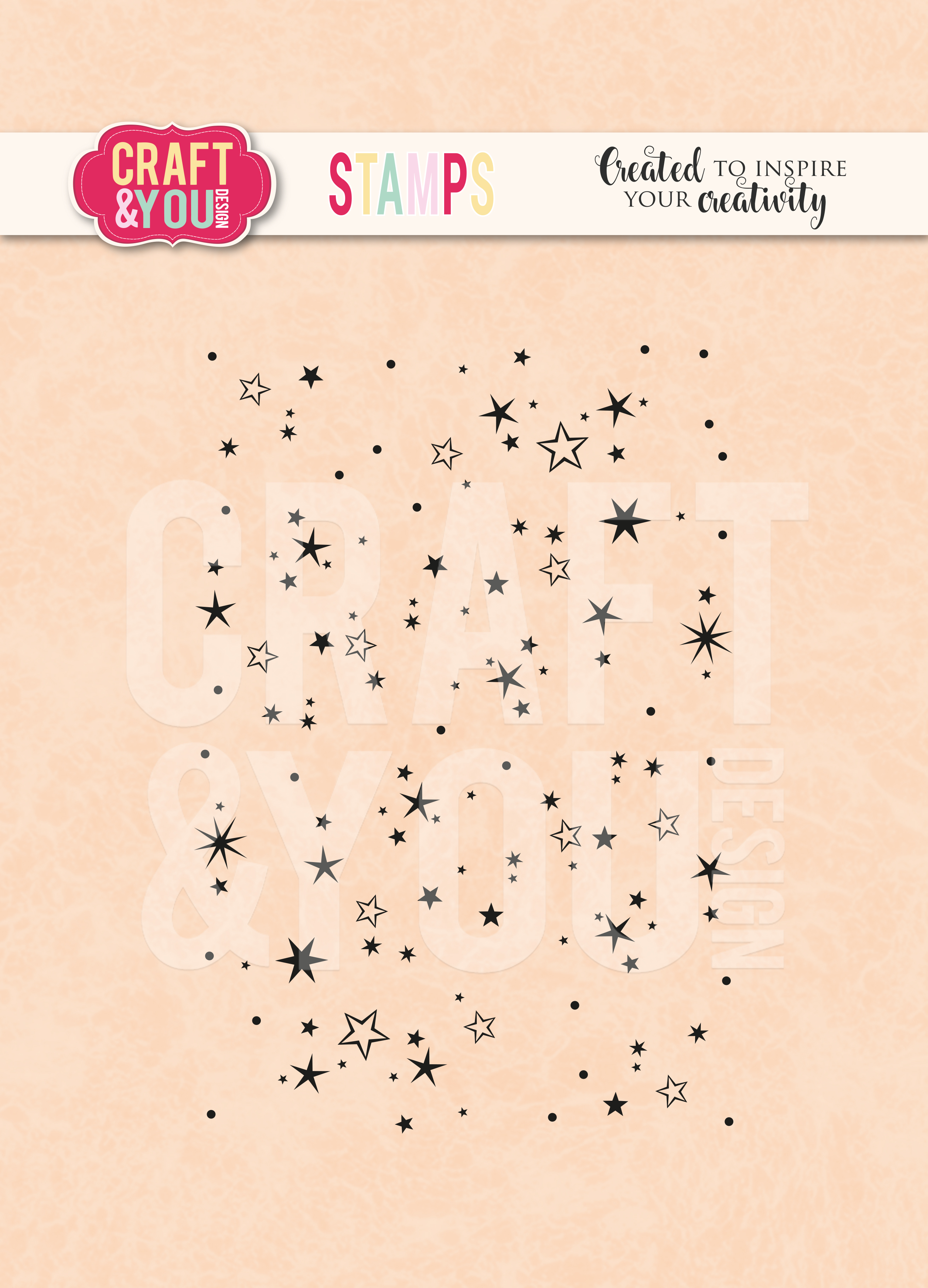 CS030 Clear Stamp - Stars