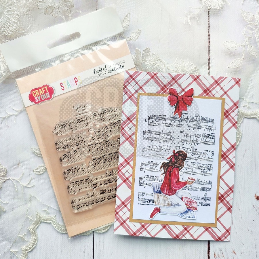 CS032 Clear Stamp - Music notes