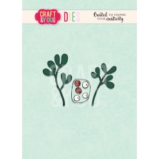 CW253 Cutting Dies - Mistletoe Twigs -  Craft&You Design