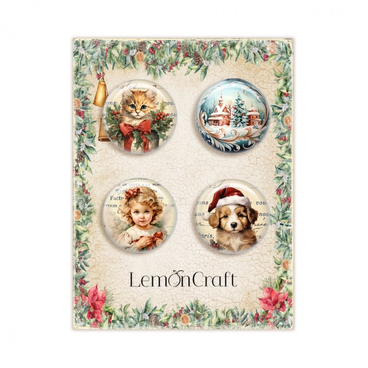 LEM-WONCHRI-04 buttons - Wonderful Christmas - Lemoncraft