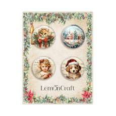 LEM-WONCHRI-04  buttons - Wonderful Christmas - Lemoncraft