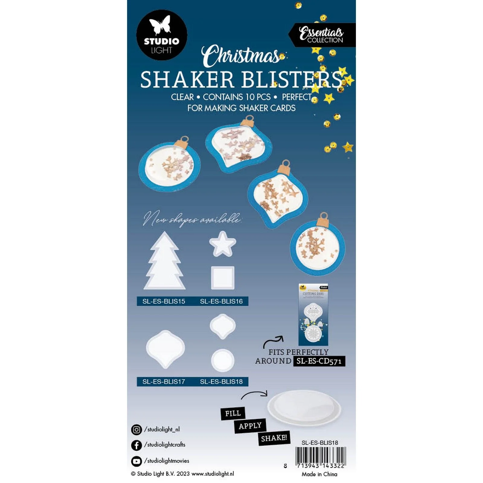 SL-ES-BLIS18 Shaker Blisters Mini balls - 10 pcs
