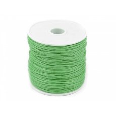 310030-55  Sznurek bawełniany Ø1 mm woskowany 55 zieleń pastelowa