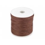 310030-56 Sznurek bawełniany Ø1 mm woskowany 55 jasny brąz