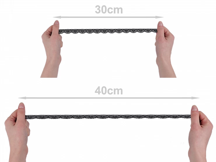 550079 Koronka elastyczna szerokość 16 mm 1 śnieżnobiały - 1m