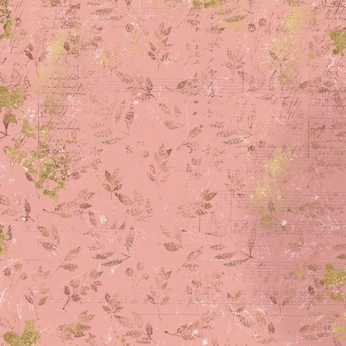 NGA-VR-PAD12 Nature's Garden Vintage Rose 12" x 12" Paper Pad