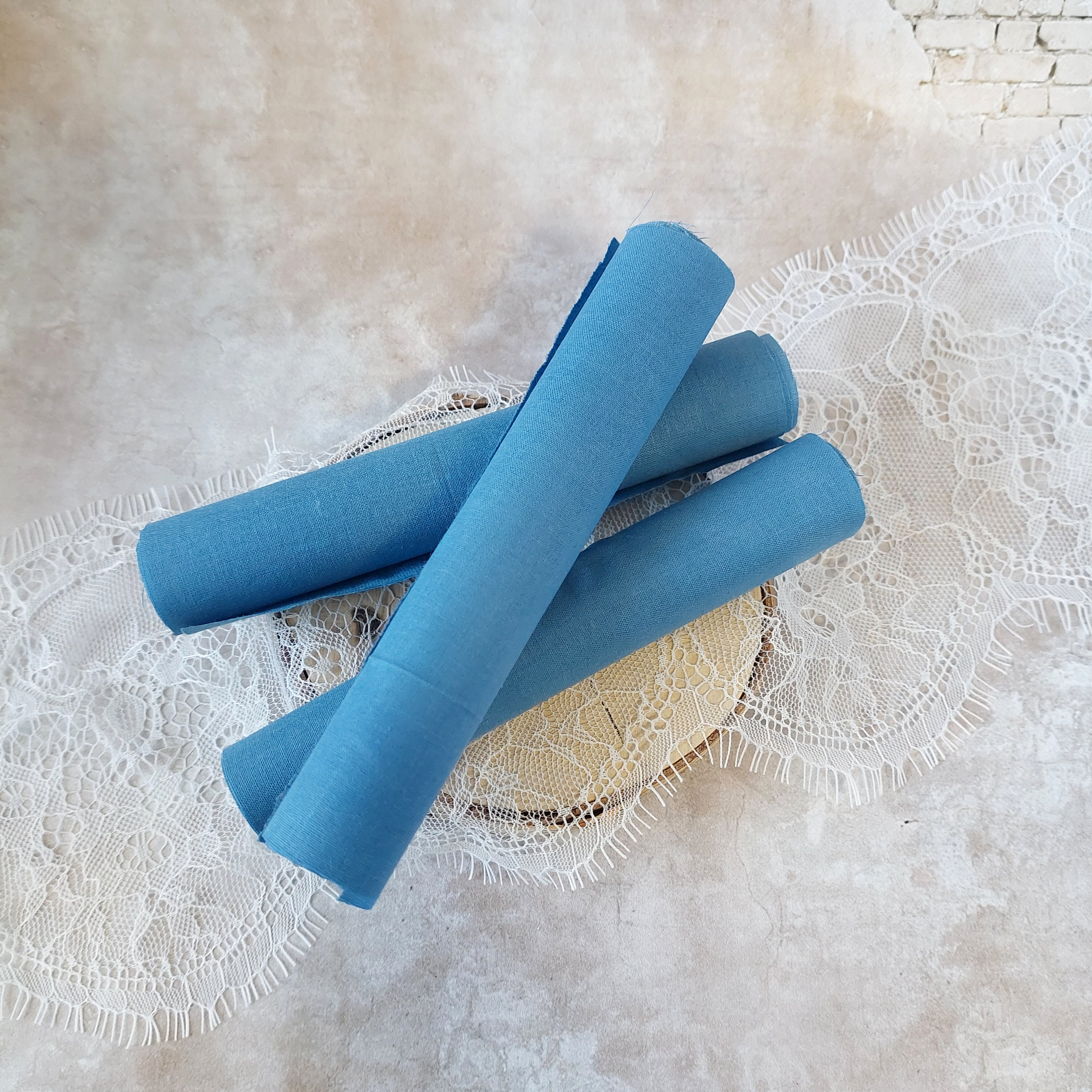 TKA-9 Cotton stiffened with dry alcohol - dirty blue