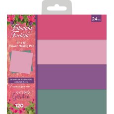 NGA-FF-FLOW6 Nature's Garden Fabulous Fuchsia 6" x 6” Flower Making Pad
