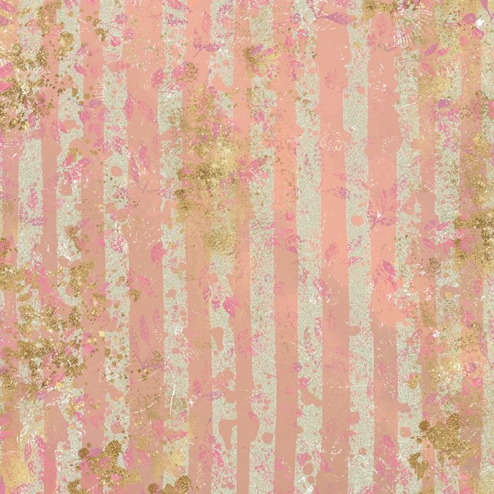 NGA-VR-PAD12 Nature's Garden Vintage Rose 12" x 12" Paper Pad