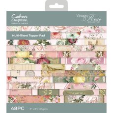 NGA-VR-QTOP8 Nature's Garden Vintage Rose 8 " x 8" Topper Pad