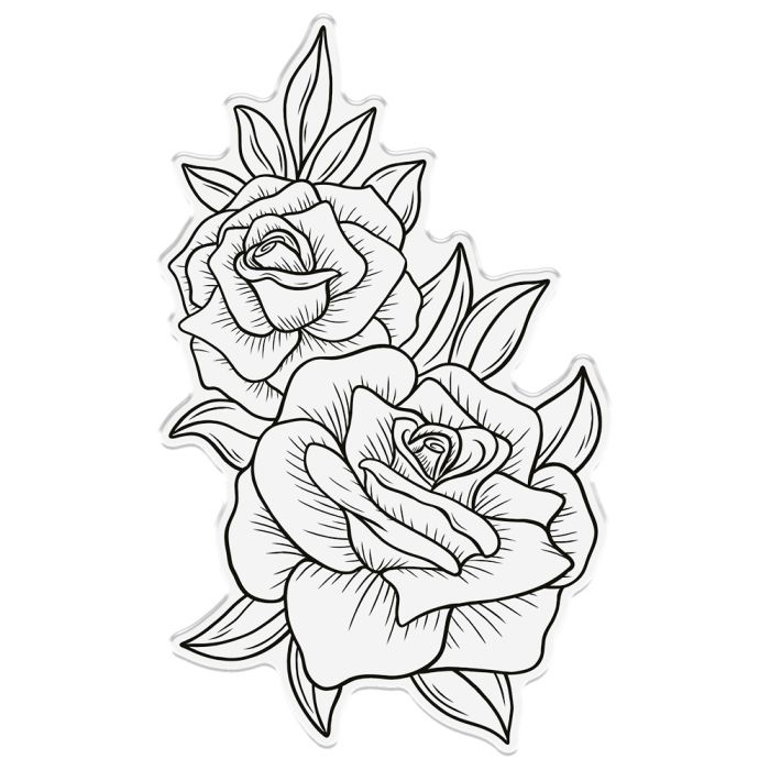 NGA-VR-STD-RBO Nature's Garden Vintage Rose Stamp & Die - Rose Bouquet