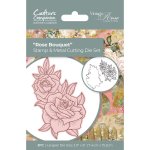 NGA-VR-STD-RBO Nature's Garden Vintage Rose Stamp & Die - Rose Bouquet