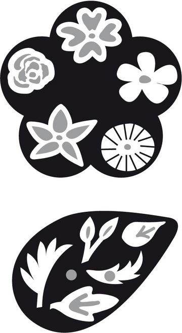 Wykrojnik Craftables - Bukiet - kwiatki i listki CR1210