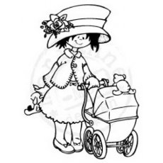 Stempel Snoesjes- Walking with baby