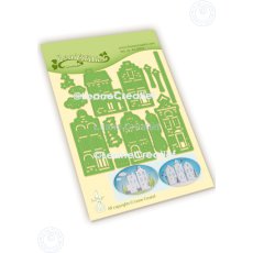 45.8092 Metal Die Leane Creatief - Lea'bilitie® Street view, cut & embossing die