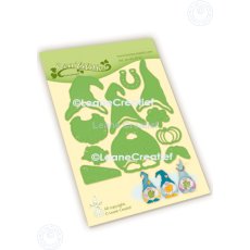 45.8122 Metal Die Leane Creatief - Gnomes cut & embossing die