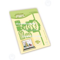 45.8153 Metal Die Leane Creatief - Pop-Up Christmas tree, cut & embossing die