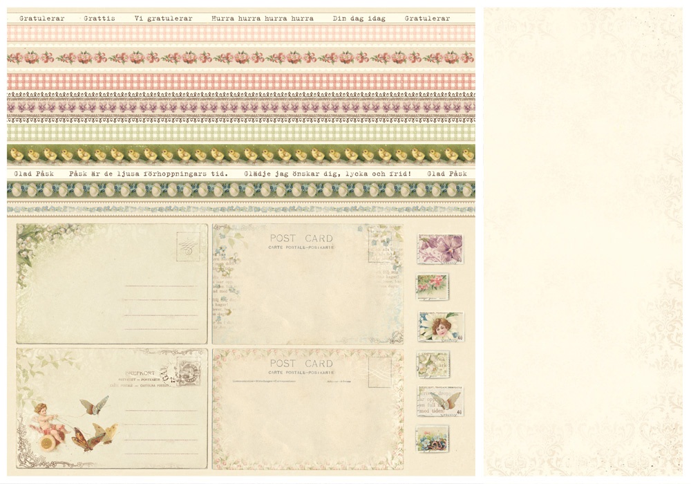 PD1411 Papier dwustronny Cut out sheet - Fairytale of Spring