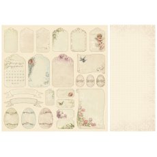PD1412  Papier dwustronny  Tags - Fairytale of Spring
