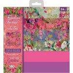 NGA-FF-VELPAD8 Nature's Garden Fabulous Fuchsia 8” x 8” Vellum Pad
