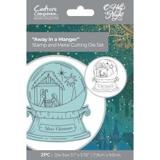 OHN-STD-AIMAN  O' Holy Night - Stamp and Die - Away in a Manger