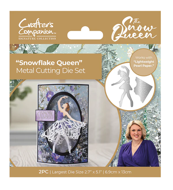 S-SQ-MD-SNQU Sara Signature The Snow Queen Metal Dies - Snowflake Queen