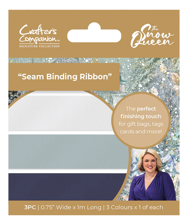 S-SQ-SBRIB Sara Signature The Snow Queen Seam Binding Ribbon