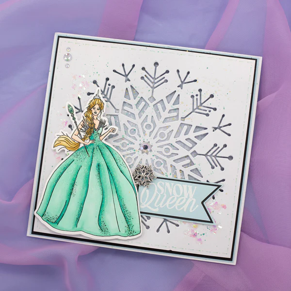 S-SQ-STD-TSNQ Sara Signature The Snow Queen Stamp and Die - The Snow Queen