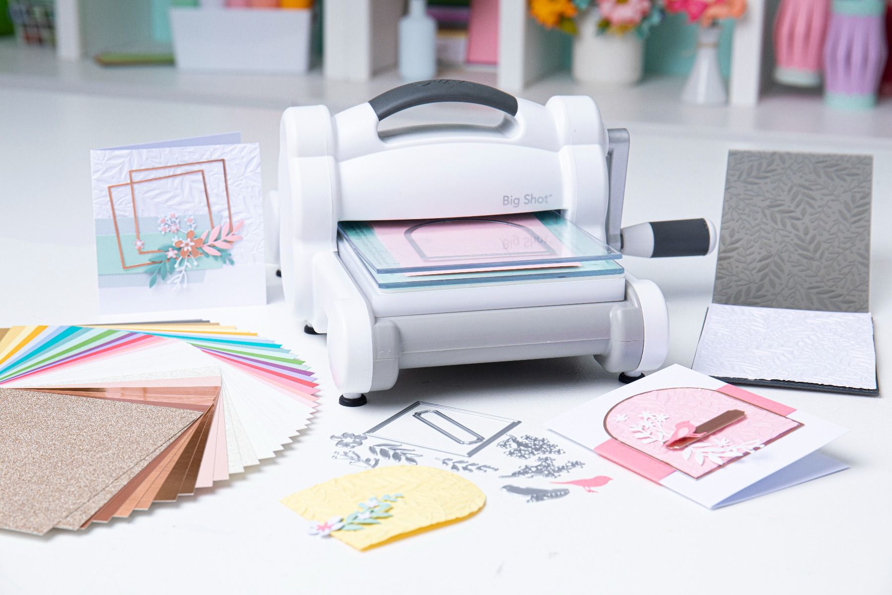 666175 Sizzix Big Shot Starter Kit (White & Gray) - NEW
