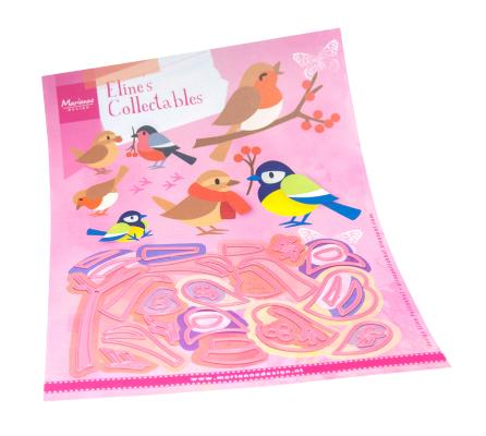 COL1534 Metal Die Marianne Design - Collectable - Eline's Garden birds