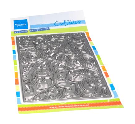 CR1639 Metal Die Marianne Design - Craftable - Background Swirls A6