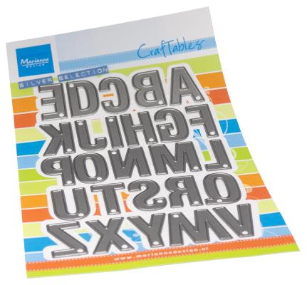 CR1641 Metal Die Marianne Design - Creatables - Alphabet upper case