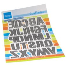 CR1641  Metal Die Marianne Design - Creatables - Alphabet upper case