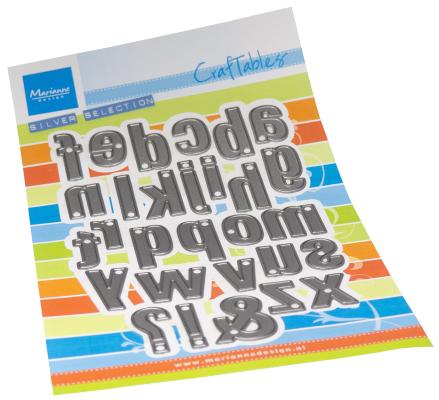 CR1642 Metal Die Marianne Design - Creatables - Alphabet lower case