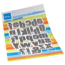 CR1642  Metal Die Marianne Design - Creatables - Alphabet lower case