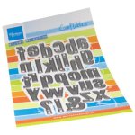CR1642 Metal Die Marianne Design - Creatables - Alphabet lower case