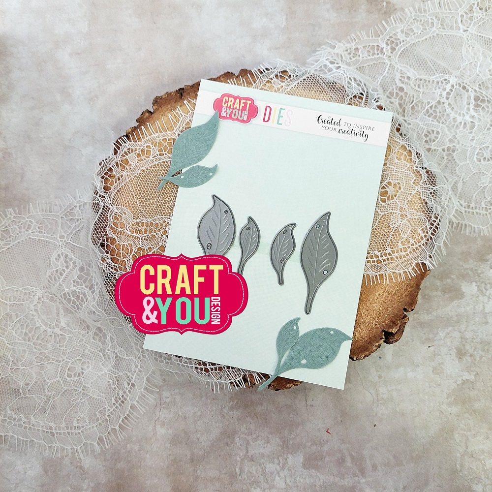 CW259 Cutting Die - Magda's Leaves set - Craft&You Design