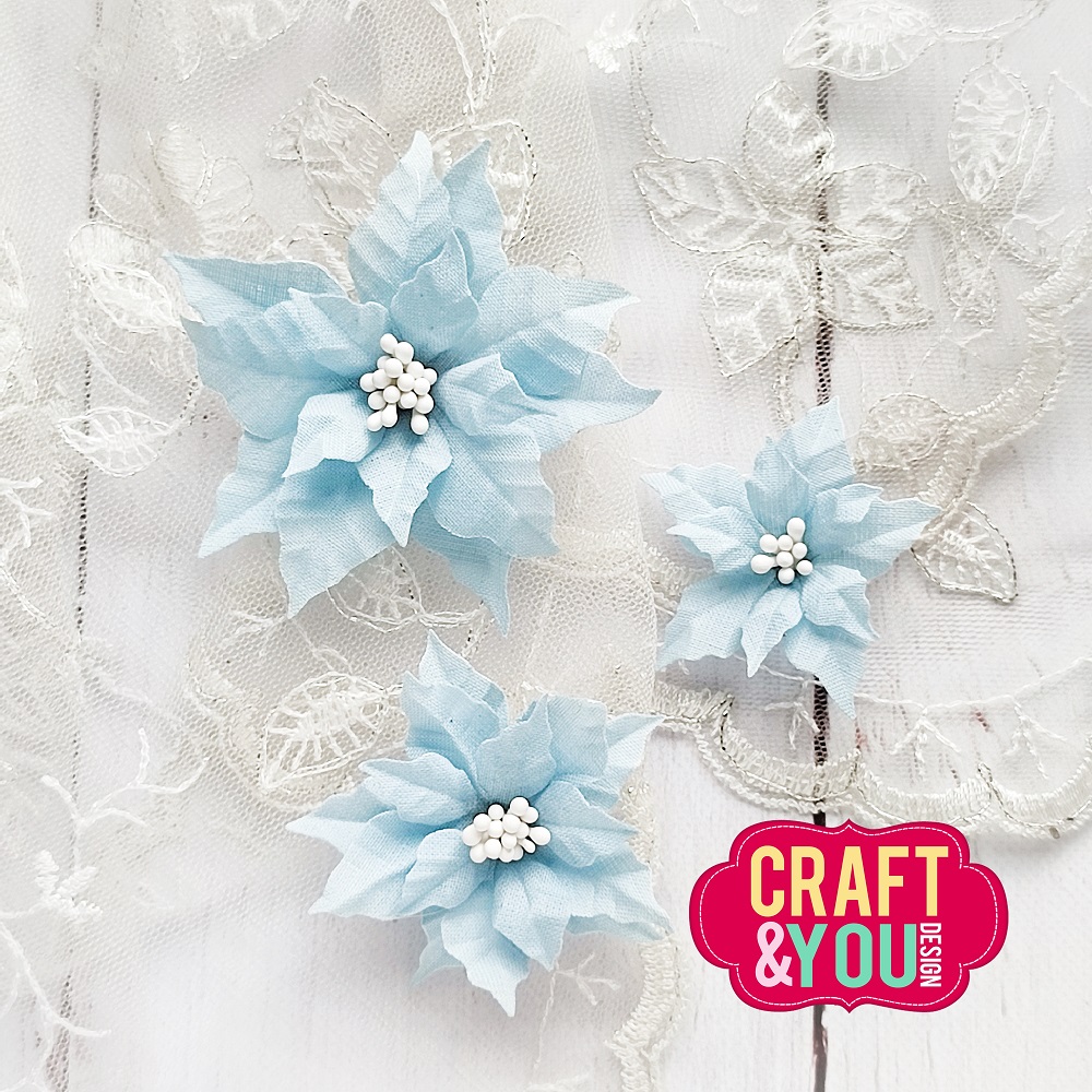 CW261 Cutting Die - Magda's Poinsettia - Craft&You Design