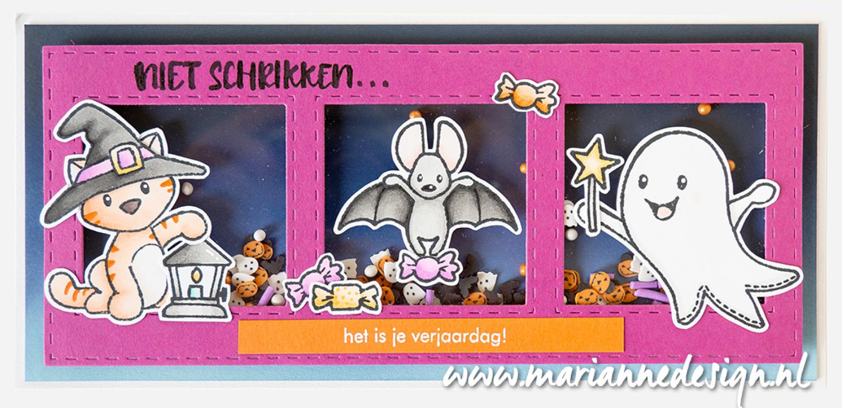 EC0201 Eline's Animals - Halloween STAMP & DIE SET