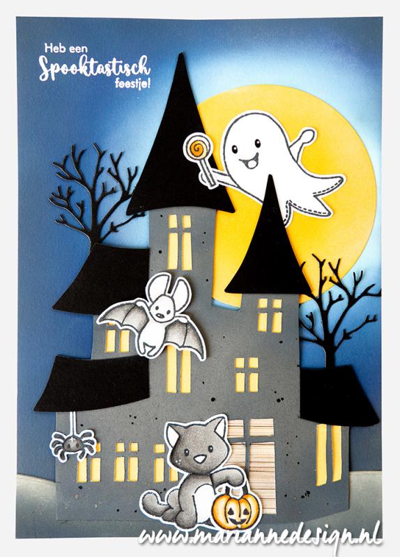 EC0201 Eline's Animals - Halloween STAMP & DIE SET