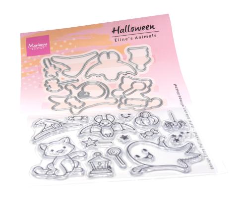 EC0201 Eline's Animals - Halloween STAMP & DIE SET