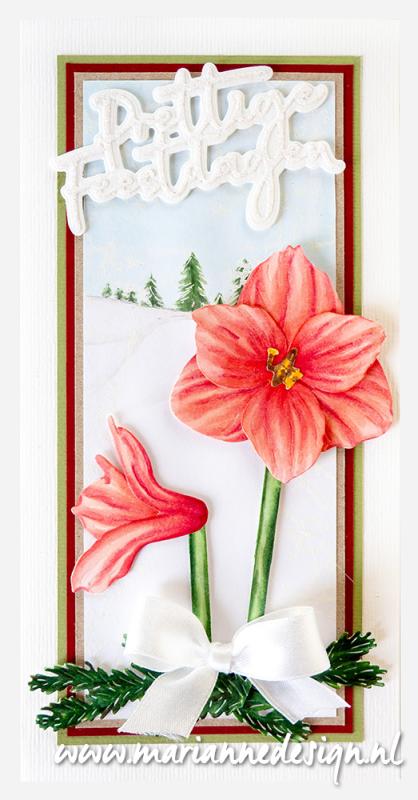 LR0834 Metal Die Marianne Design - Creatable - Tiny's Amaryllis