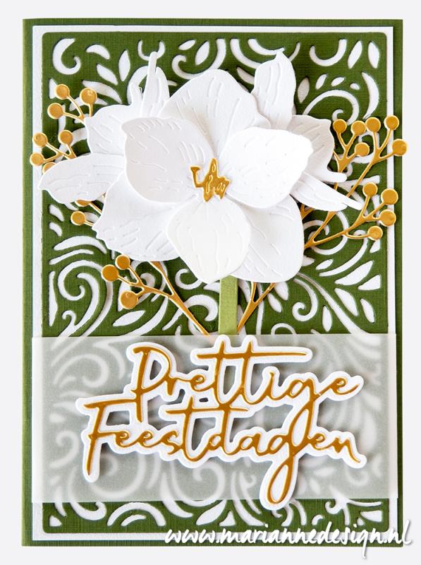 CR1639 Metal Die Marianne Design - Craftable - Background Swirls A6