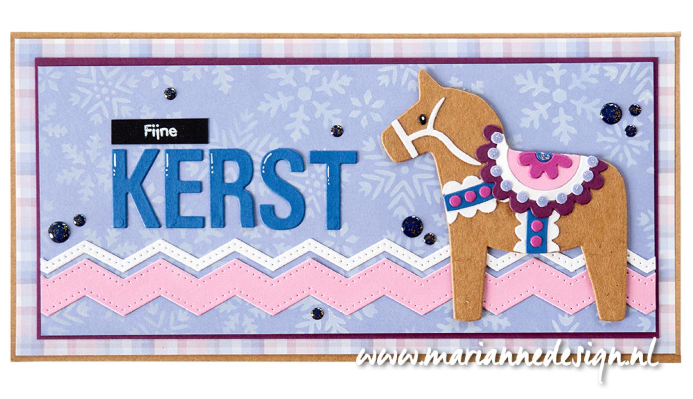 LR0836 Metal Die Marianne Design - Creatable - Zig zag strips