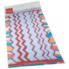 LR0836 Metal Die Marianne Design - Creatable -  Zig zag strips